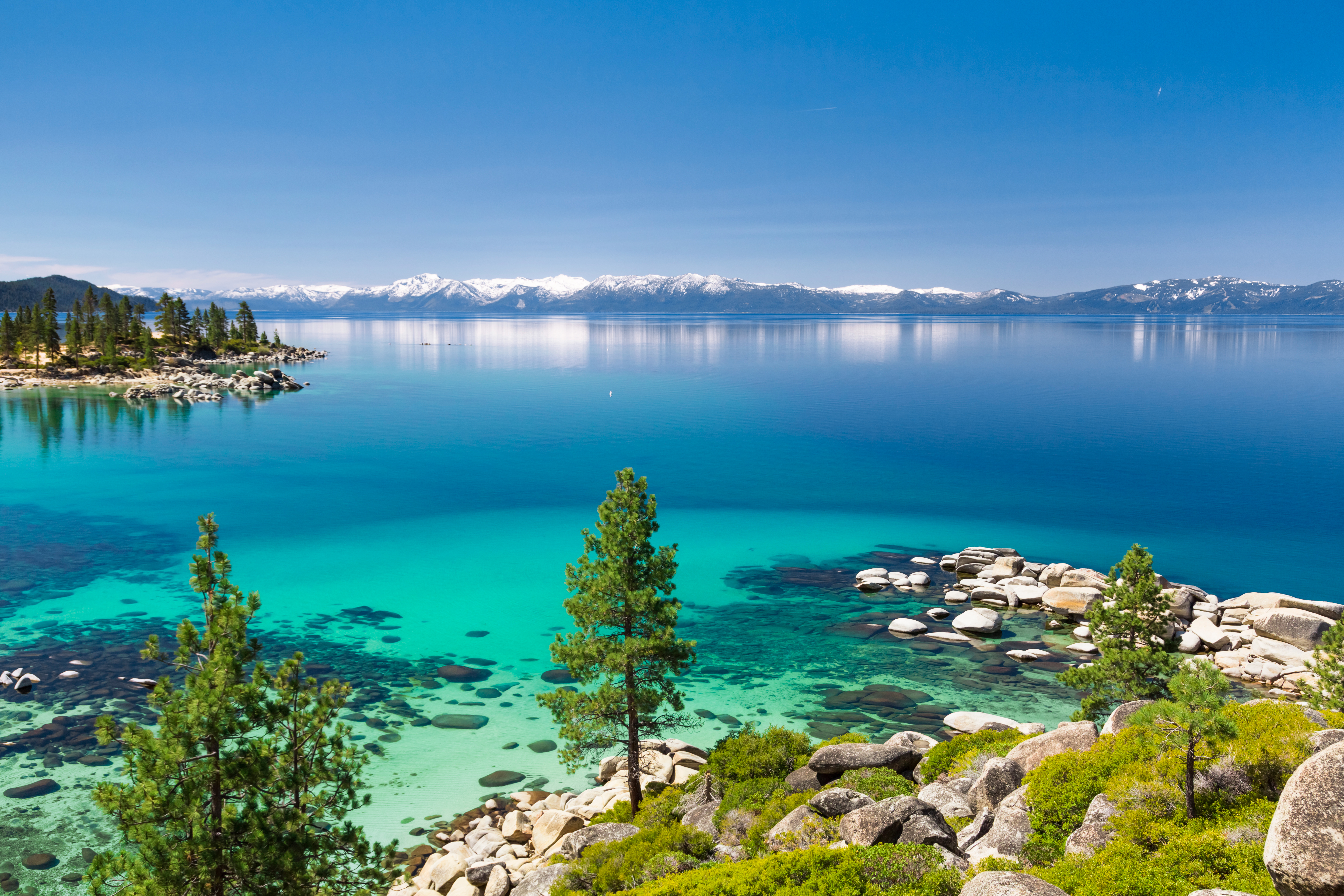 Lake Tahoe's East Shore looking north.